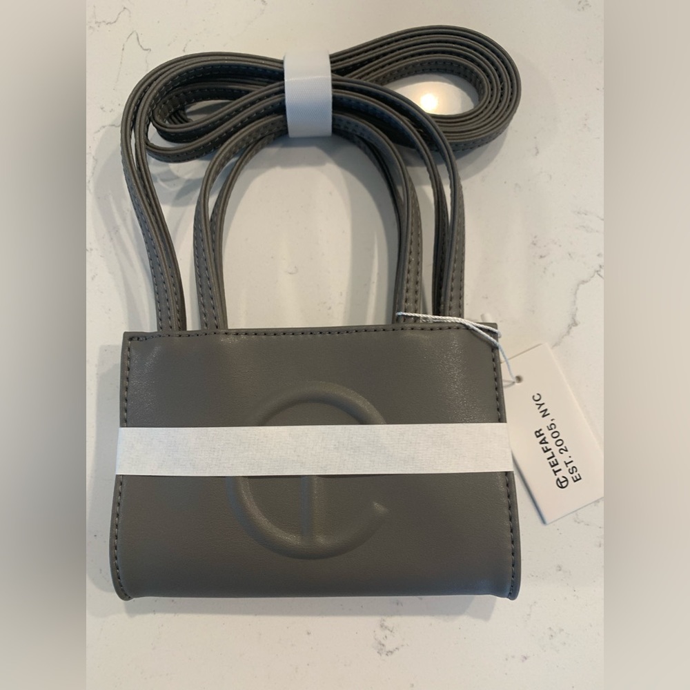 Small Grey Shopping Bag